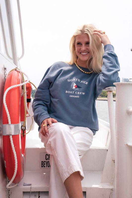 North Pier Boat Crewneck