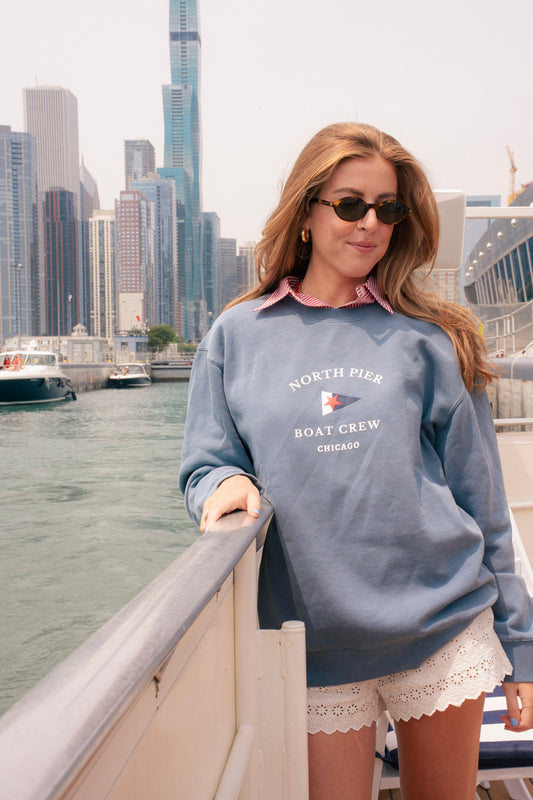 North Pier Boat Crewneck